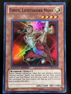 (3x) Yu-Gi-Oh! TCG Ehren, Lightsworn Monk 2011 Collectors Tins CT08-EN016 - Image 5