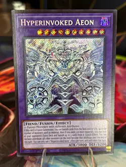 Yu-Gi-Oh! Konami Hyperinvoked Aeon Chaos Origins CORI-EN004 Secret Holo 1st EN - Image 1
