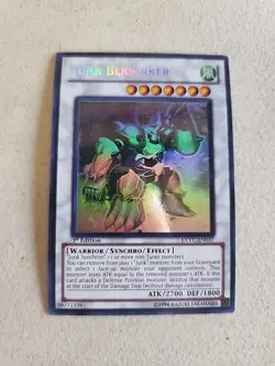 Junk Berserker (Ghost Rare) EXVC-EN037 Extreme Victory 1st Edition L/P #Y183 - Image 1