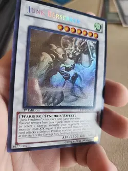 Junk Berserker (Ghost Rare) EXVC-EN037 Extreme Victory 1st Edition L/P #Y183 - Image 2