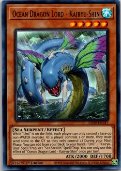 Ocean Dragon Lord - Kairyu-Shin 1st Edition Ultra Rare Legendary Duelists: Duels - Image 1