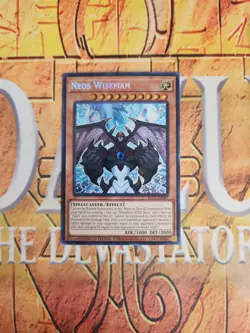 Neos Wiseman BLC1-EN007 Battles of Legend Secret Rare NM Yugioh - Image 1