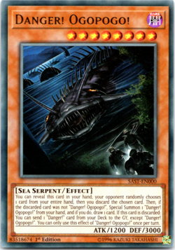 Danger! Ogopogo! - SAST-EN000 - Ultra Rare - 1st Edition Yugioh - Image 1