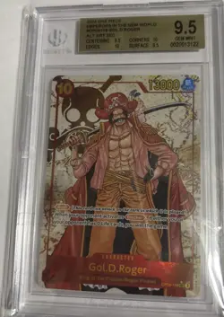 2024 ONE PIECE EMPERORS IN THE NEW WORLD - ALT ART SEC GOL.D.ROGER BGS 9.5 - Image 1