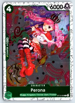 Perona (Pirate Foil) ST12-005 One Piece Premium Booster -The Best- Vol. 2 NM - Image 1