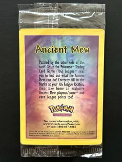 SEALED Ancient Mew Movie Promo Holo Pokemon Card - Image 1