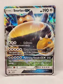 Ash-Greninja EX & Snorlax GX Holo Pokemon Card Lot XY SM English - Image 3