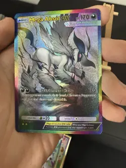 Mega Absol Ex Pokemon Pocket Card TCG DISPLAY ART CARD - Image 2