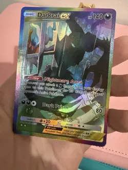 Darkrai Ex Pokemon Pocket Card TCG DISPLAY art Card - Image 2
