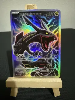 Shining Rayquaza Dark Pokemon Card DISPLAY ART CARD - Image 1