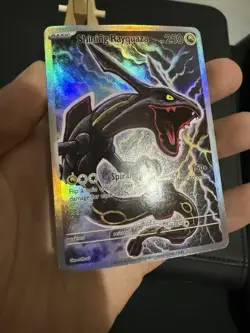 Shining Rayquaza Dark Pokemon Card DISPLAY ART CARD - Image 2