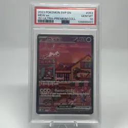 Mew ex 053 PSA 10 Gem Mint English Pokemon Sv: Scarlet & Violet Promo Cards Holo - Image 1