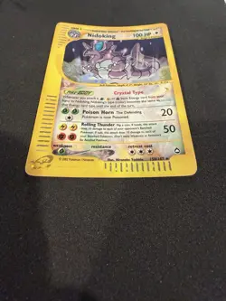 Nidoking - 150/147 - Pokemon Aquapolis Holo Crystal Card MP - Image 3