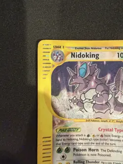 Nidoking - 150/147 - Pokemon Aquapolis Holo Crystal Card MP - Image 5