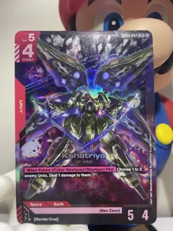 Gundam Card Game Kshatriya Foil Card G001-044 LR - Image 1
