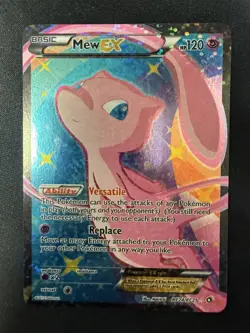 POKEMON MEW EX RADIANT COLLECTIONS FULL ART HOLO CARD - Image 1