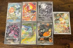 Pokemon TCG Illustration Rares, Black Star Promos Lot 7 Cards NM - Image 1