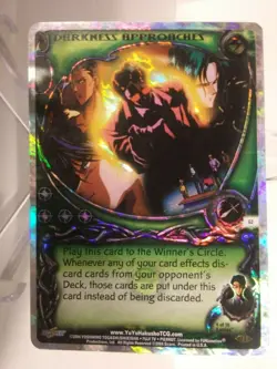 Yu Yu Hakusho TCG CCG Darkness Approaches G2 Cloudy Foil 1st Edition Card - Image 1