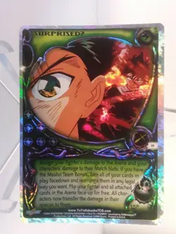 Yu Yu Hakusho TCG CCG SurprisedU U9 Cloudy Foil Unlimited Card - Image 1