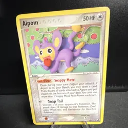 Pokemon Aipom 34/115 Unseen Forces Regular Uncommon 50HP Basic Card English 2005 - Image 1