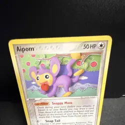 Pokemon Aipom 34/115 Unseen Forces Regular Uncommon 50HP Basic Card English 2005 - Image 2