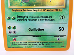 Pinsir 9/64 Holo Rare No Symbol Error Jungle Pokemon Card 1999 WOTC LP+ - Image 3