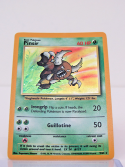 Pinsir 9/64 Holo Rare No Symbol Error Jungle Pokemon Card 1999 WOTC LP+ - Image 4