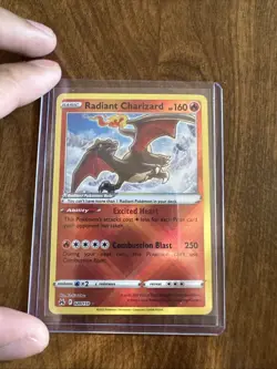 Pokemon TCG Charizard Radiant Rare Card Crown Zenith 020/159 NM Condition - Image 1