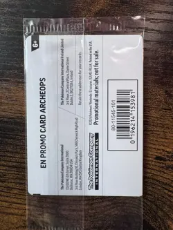 Pokemon Chicago Field Museum Fossil Archeops Promo Card 051/086 Sealed - Image 2