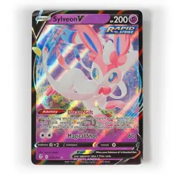 Pokemon - Sylveon V - 074/203 - SWSH Evolving Skies - Half Art Card - Image 1