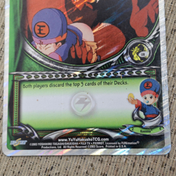 Yu Yu Hakusho TCG CCG King Yama's Wrath U8 1st Edition Dark Tournament Foil Card - Image 4