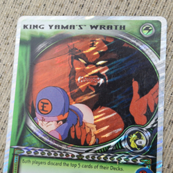 Yu Yu Hakusho TCG CCG King Yama's Wrath U8 1st Edition Dark Tournament Foil Card - Image 5