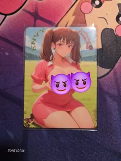 Diane The Seven Deadly Sins Custom Glow Waifu Card Feet Fan Art - Image 1