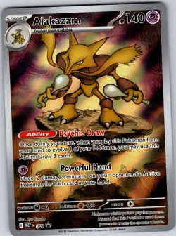 Alakazam 009 Holo Promo ME: Mega Evolution Promo Pokemon Near Mint - Image 1