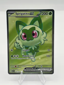 Sprigatito ex 251/217 Ultra Rare Ascended Heroes Pokemon Holo Near Mint - Image 1