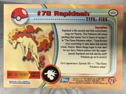 2000 TOPPS - POKEMON TV ANIMATION SERIES 2 78 RAPIDASH *RARE* 💎💎 - Image 4