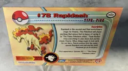 2000 TOPPS - POKEMON TV ANIMATION SERIES 2 78 RAPIDASH *RARE* 💎💎 - Image 5