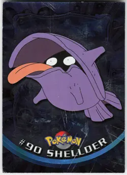 Shellder Foil #90 Topps Blue Logo Series 2 Pokemon MP - Image 2