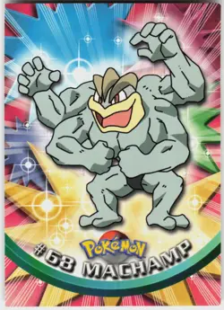 Machamp #68 Topps Trading Cards Series 1 Pokemon NM - Image 2