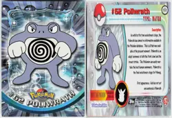 Poliwrath #62 Topps Trading Cards Series 1 Pokemon NM - Image 1