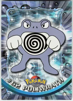 Poliwrath #62 Topps Trading Cards Series 1 Pokemon NM - Image 2