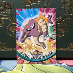 2000 Topps Pokemon TV Animation Edition Series 2 Hitmonlee #106 NM - Image 1