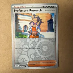 Professor's Research 155/159 Common Journey Together Pokemon Reverse Holo NM - Image 1