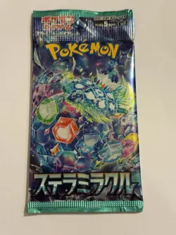 (1) Japanese Stellar Miracle SV7 Pokemon Card Sealed Booster Pack Unopened - Image 1
