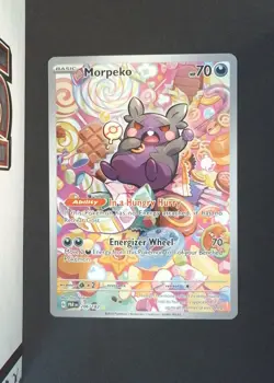 Morpeko Pokemon SV04: Paradox Rift #206 Holo Near Mint - Image 1