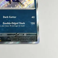 Bisharp - Paldean Fates - Shiny Holo Rare - NM 186/091 - Pokemon TCG - Image 4