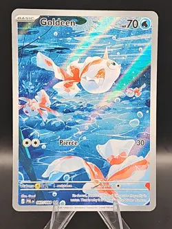 Pokemon TCG Goldeen 087/084 Illustration Rare. Pitch Black. NM - Image 1