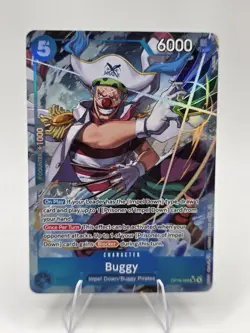 One Piece The Time of Battle Buggy OP16-048 Alternate Alt Art Super Rare SR NM - Image 1