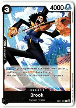 Brook (045) EB01-045 Common Extra Booster: Memorial Collection One Piece NM - Image 1