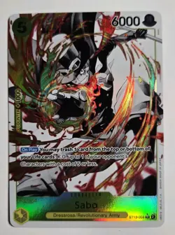 One Piece ST13 Lot Of 3 - 008 Sabo - 011 Ace - 015 Luffy PARALLEL - Image 2